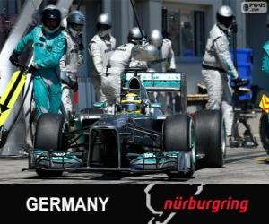 Puzzle Νίκο Ρόζμπεργκ - Mercedes - Nürburgring, 2013